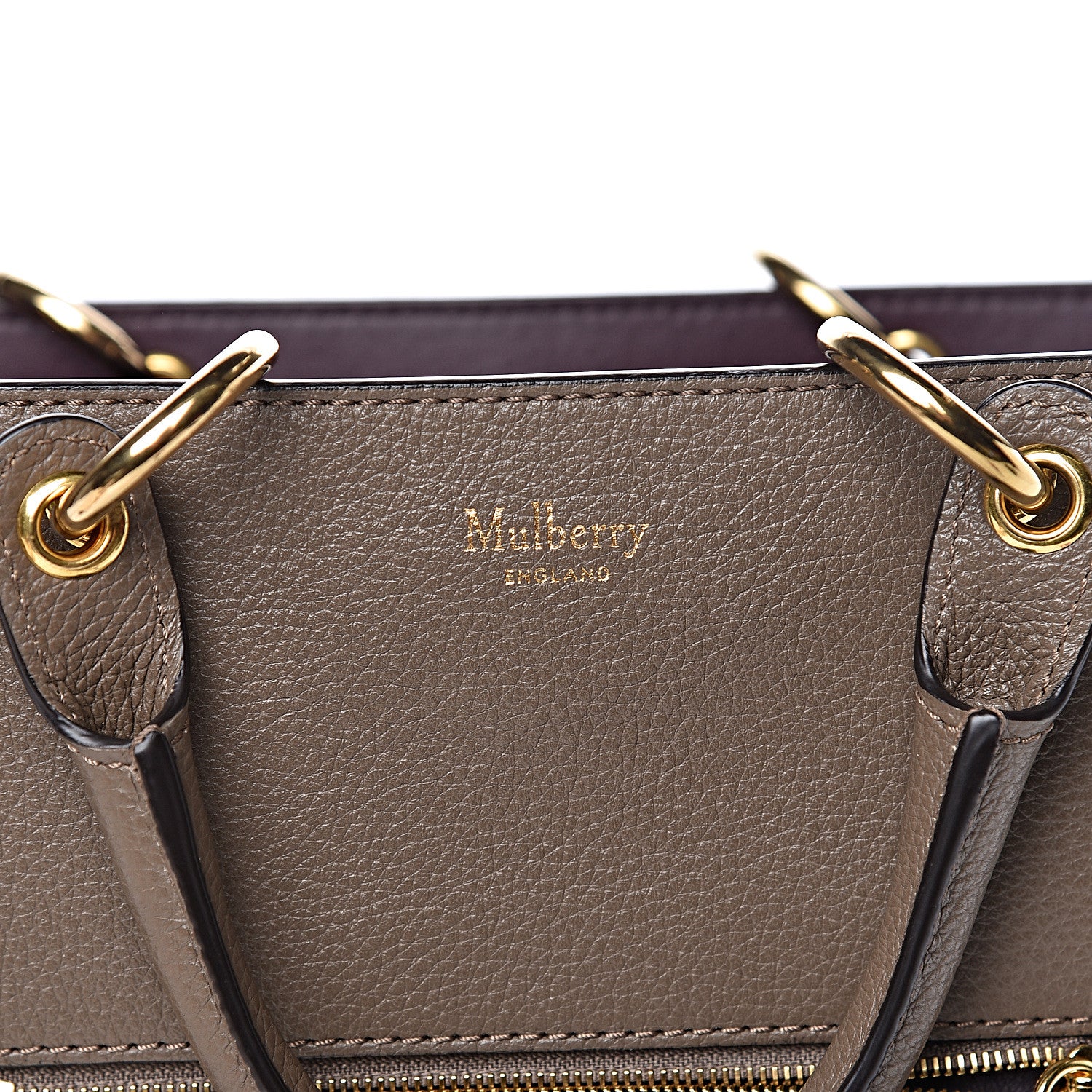 Mulberry Classic Grain Small Maple Tote Clay 9 of 9