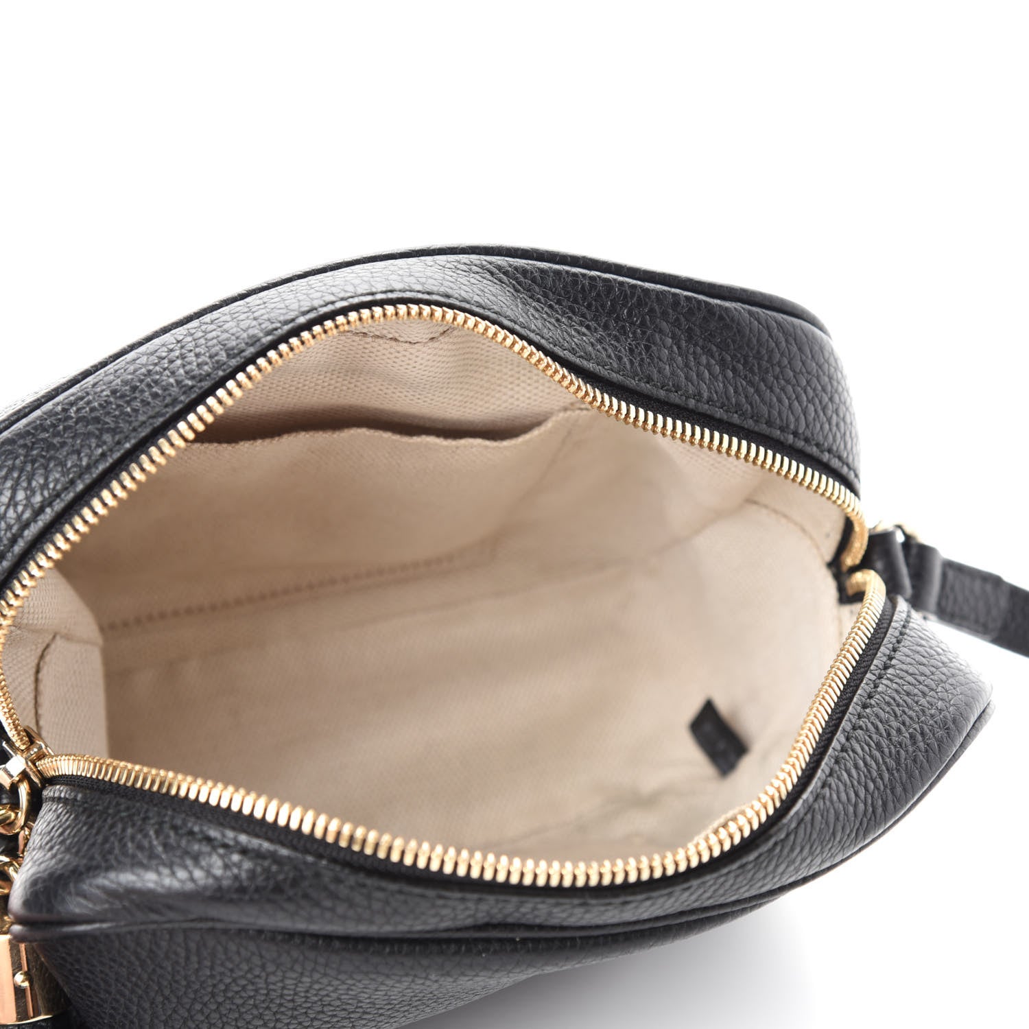 Gucci Pebbled Calfskin Small Soho Disco Bag Black 5 of 10