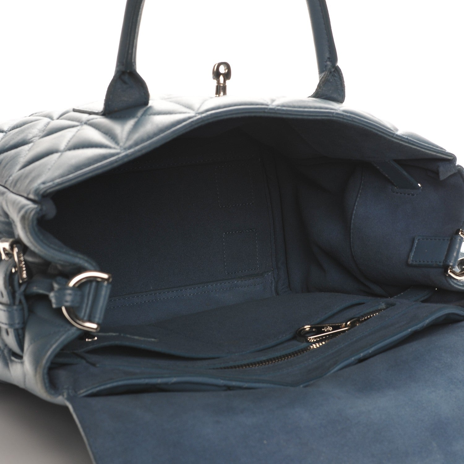 Mulberry Nappa Quilted Cara Delevingne Convertible Bag Blue 6 of 19
