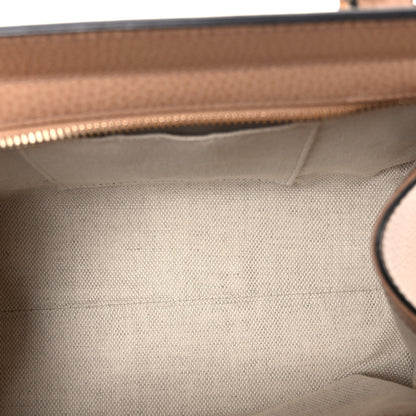 Gucci Dollar Calfskin Medium Soho Top Handle Satchel Camelia 5 of 10