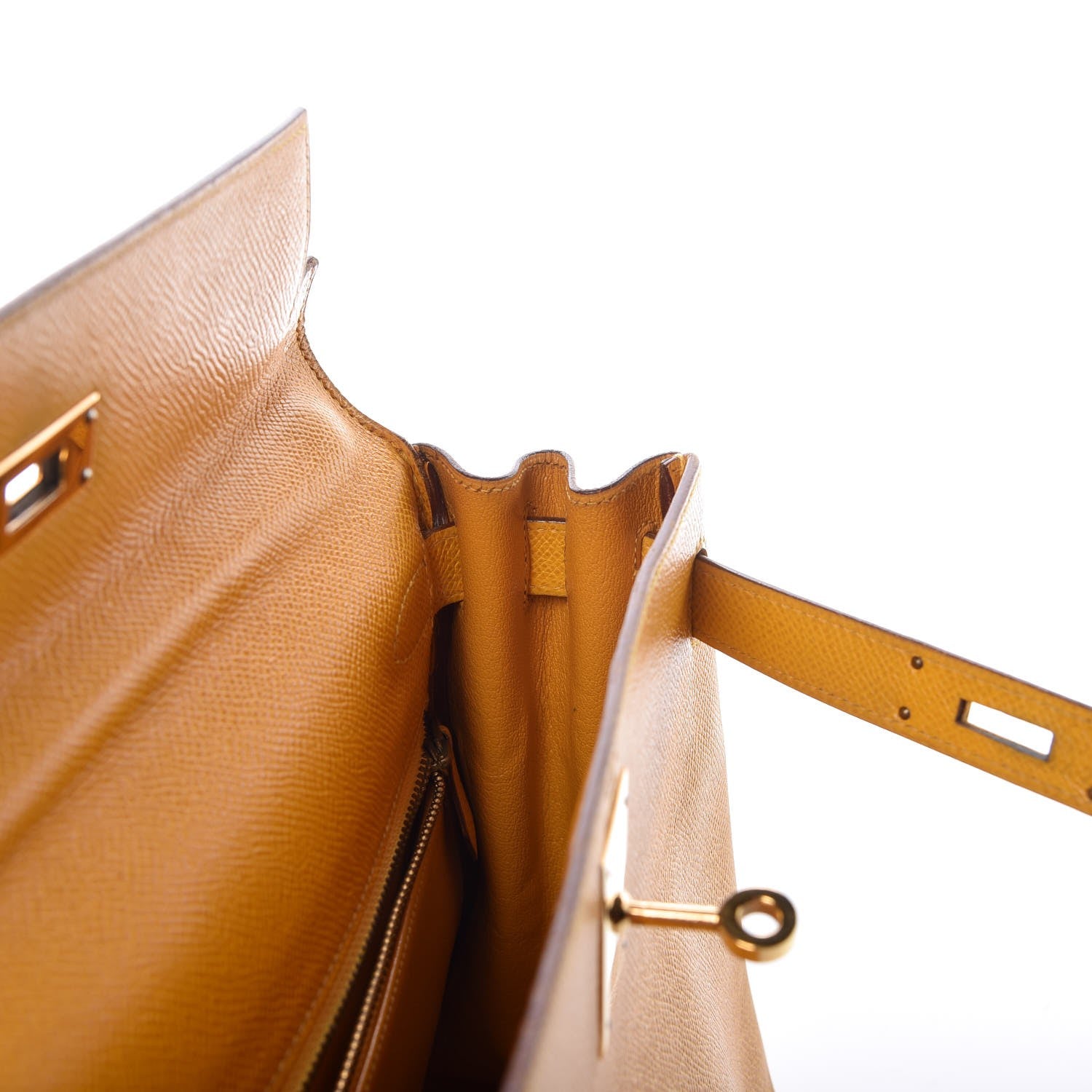 Hermes Epsom Retourne Kelly 28 Jaune 12 of 40