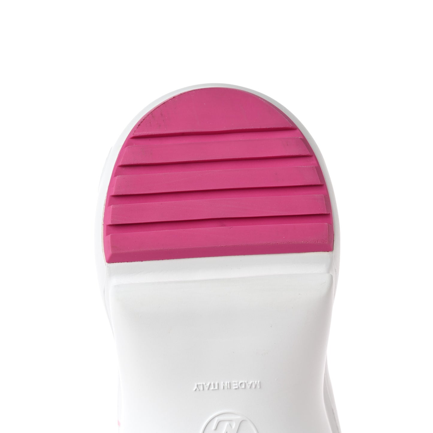 Calfskin Technical Nylon LV Archlight Sneaker 39 White Pink Gray