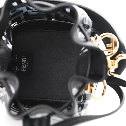 Fendi TPU FF Vitello Grace F is Fendi Mini Mon Tresor Bucket Bag Black 5 of 10