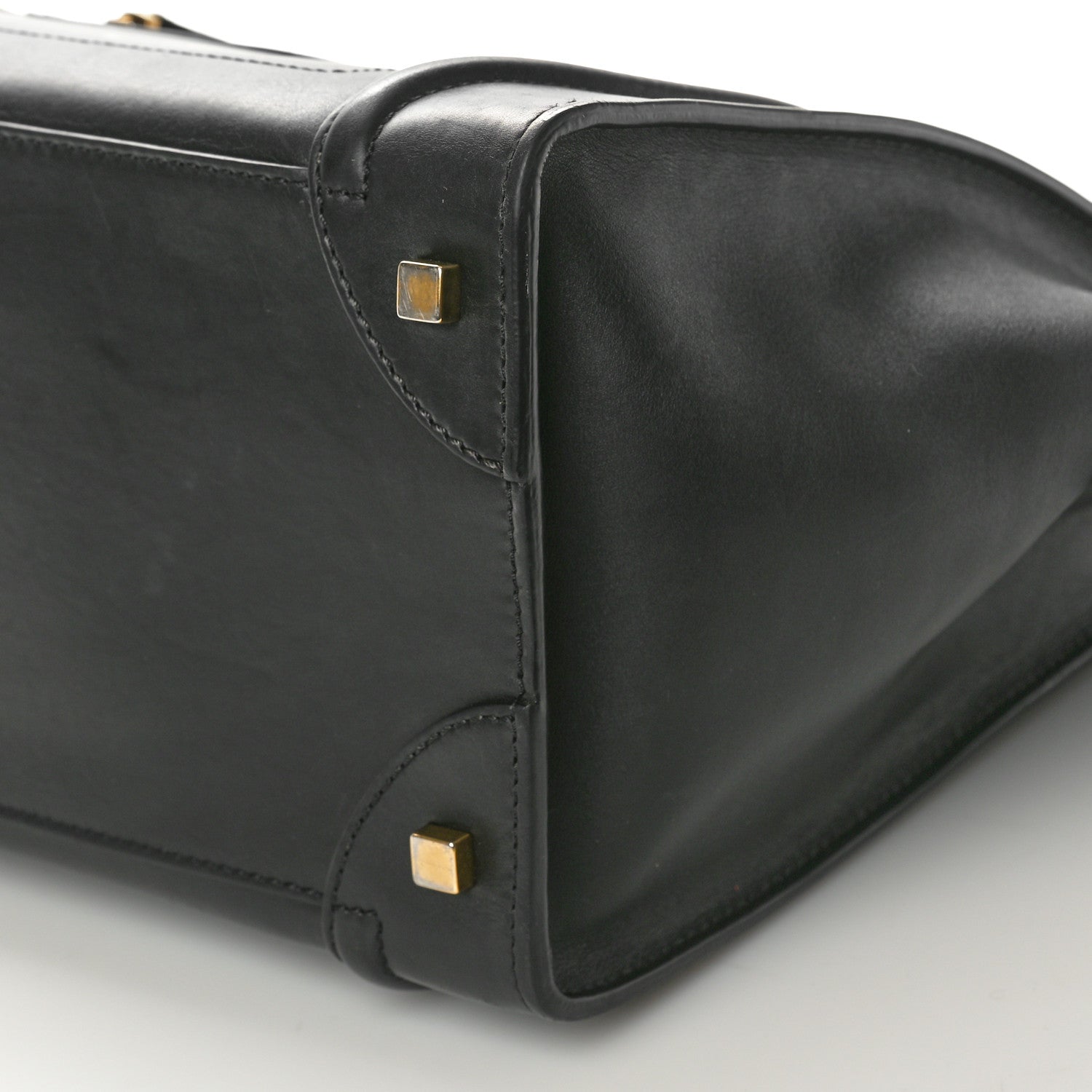 Celine Smooth Calfskin Mini Luggage Black 10 of 14