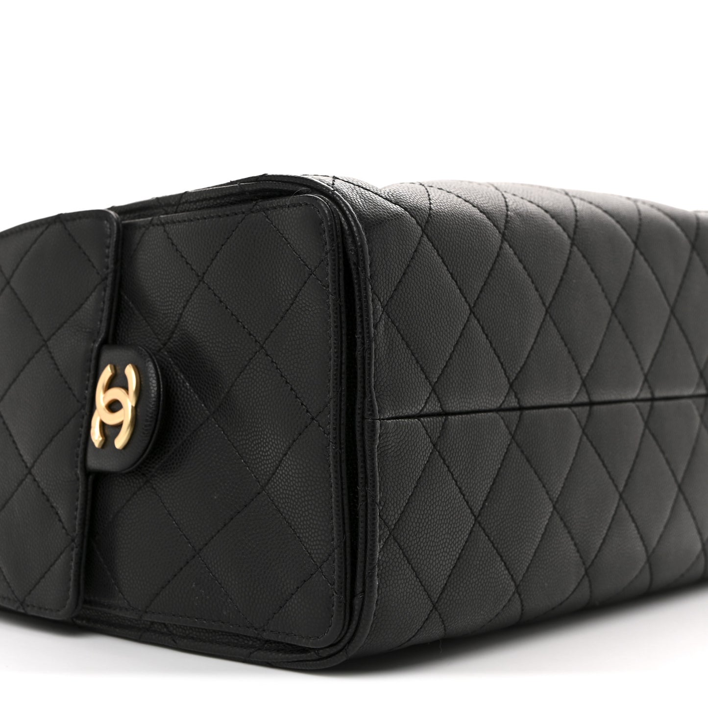 Caviar Quilted Small Chanel 25 Handbag Black