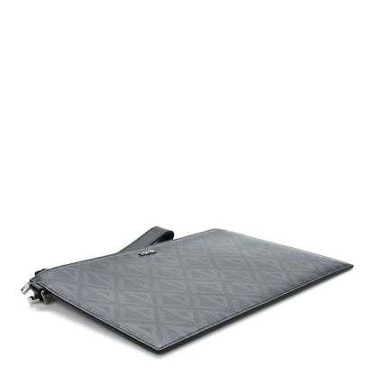 Christian Dior Coated Canvas CD Diamond Hit The Road A5 Pouch Black 4 of 6