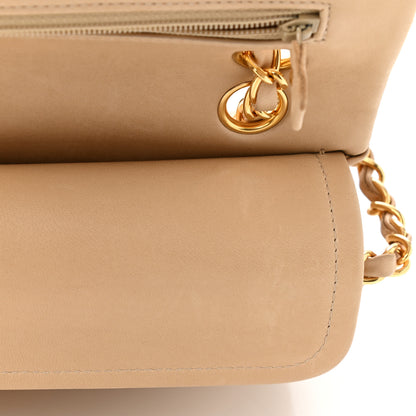 Chanel Lambskin Quilted Small Double Flap Beige 13 of 14