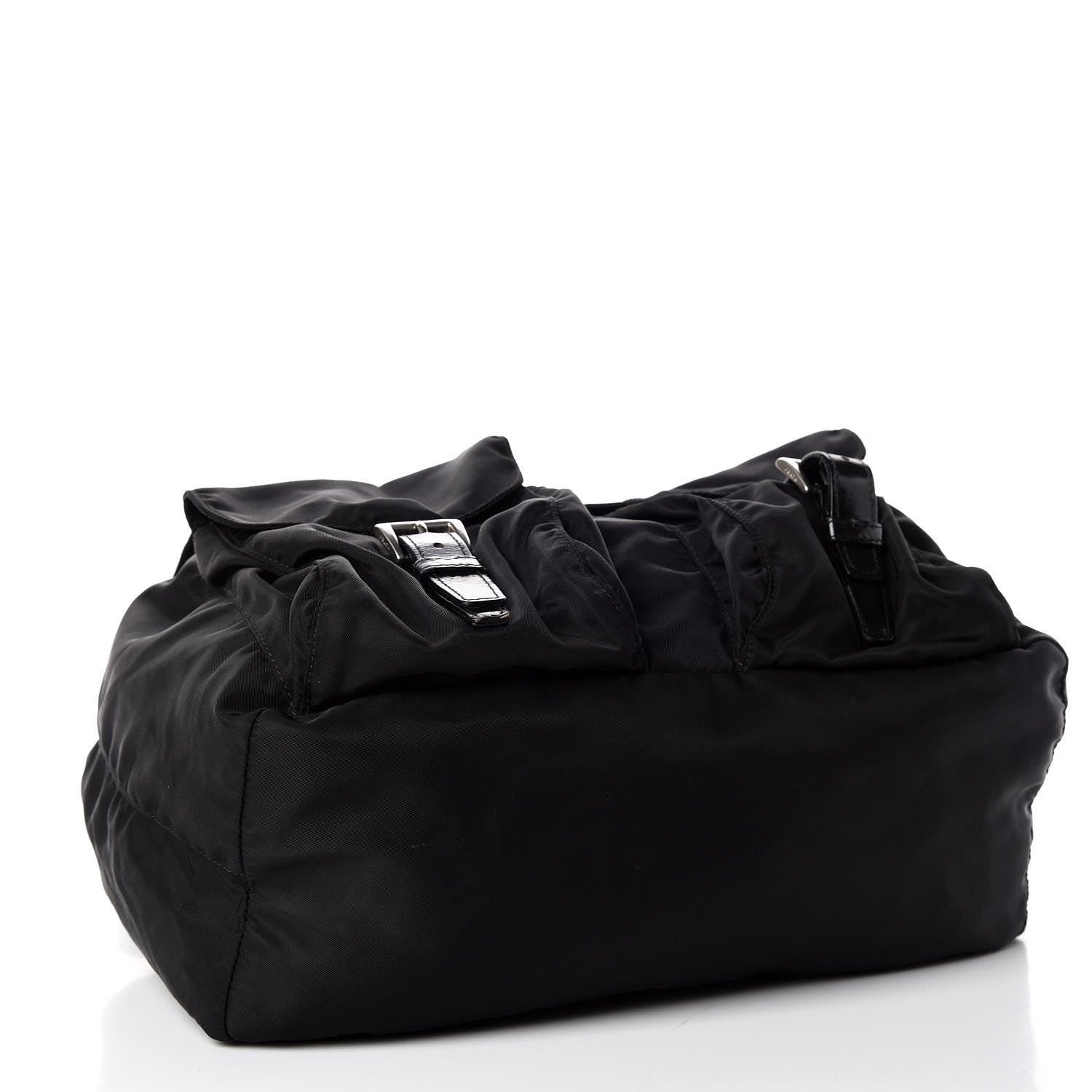 Prada Nylon Vela Medium Backpack Black 4 of 11