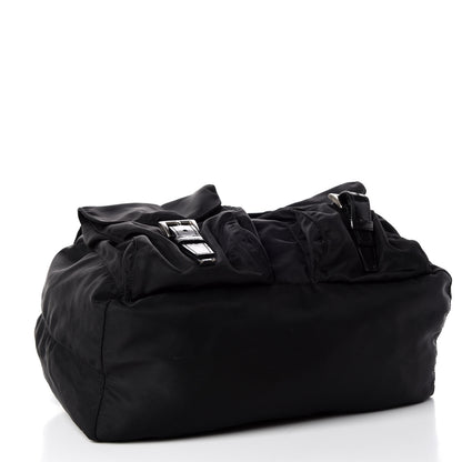Prada Nylon Vela Medium Backpack Black 4 of 11