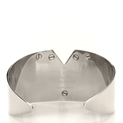 Louis Vuitton Metal Essential V Cuff Silver 3 of 4