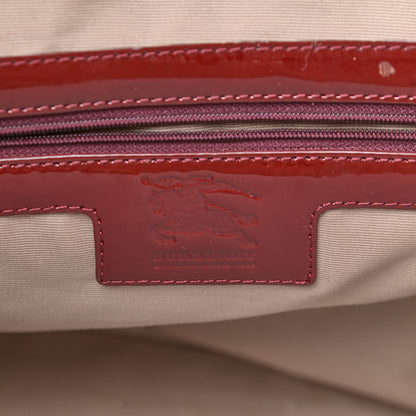 Burberry Supernova Check Drawstring Tote Berry Red 6 of 27