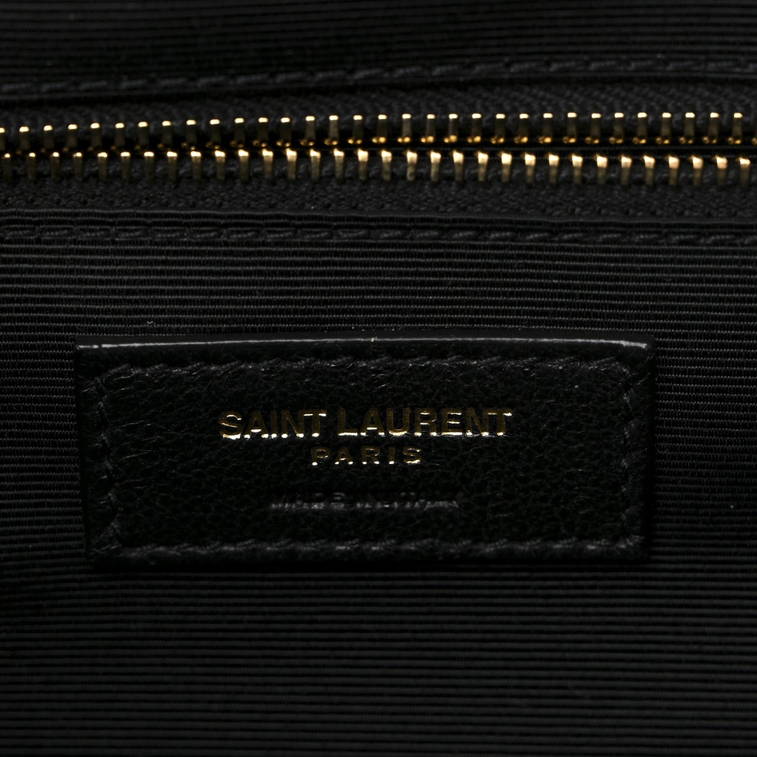 Saint Laurent Grain De Poudre Textured Mixed Matelasse Large Triquilt Monogram Satchel Black 6 of 10