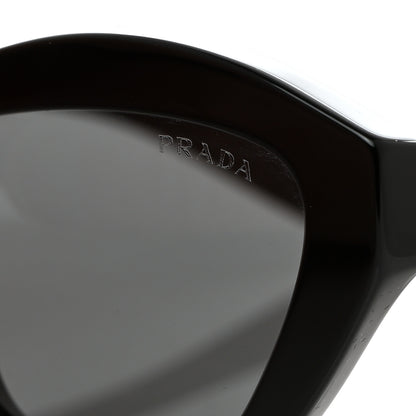 Prada Acetate Logo Sunglasses SPR A02-F Black 7 of 8