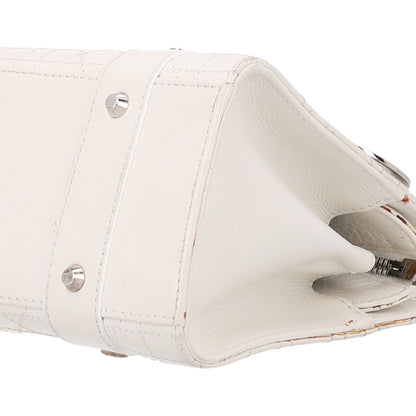 Christian Dior Calfskin Cannage Stitched East West Lady Dior White 10 of 10