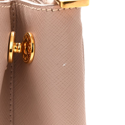 Prada Saffiano Lux Small Galleria Double Zip Tote Cammeo 12 of 17