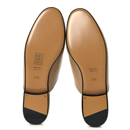 Gucci Calfskin Womens Princetown Slippers 37.5 Gloomy Almond 6 of 10