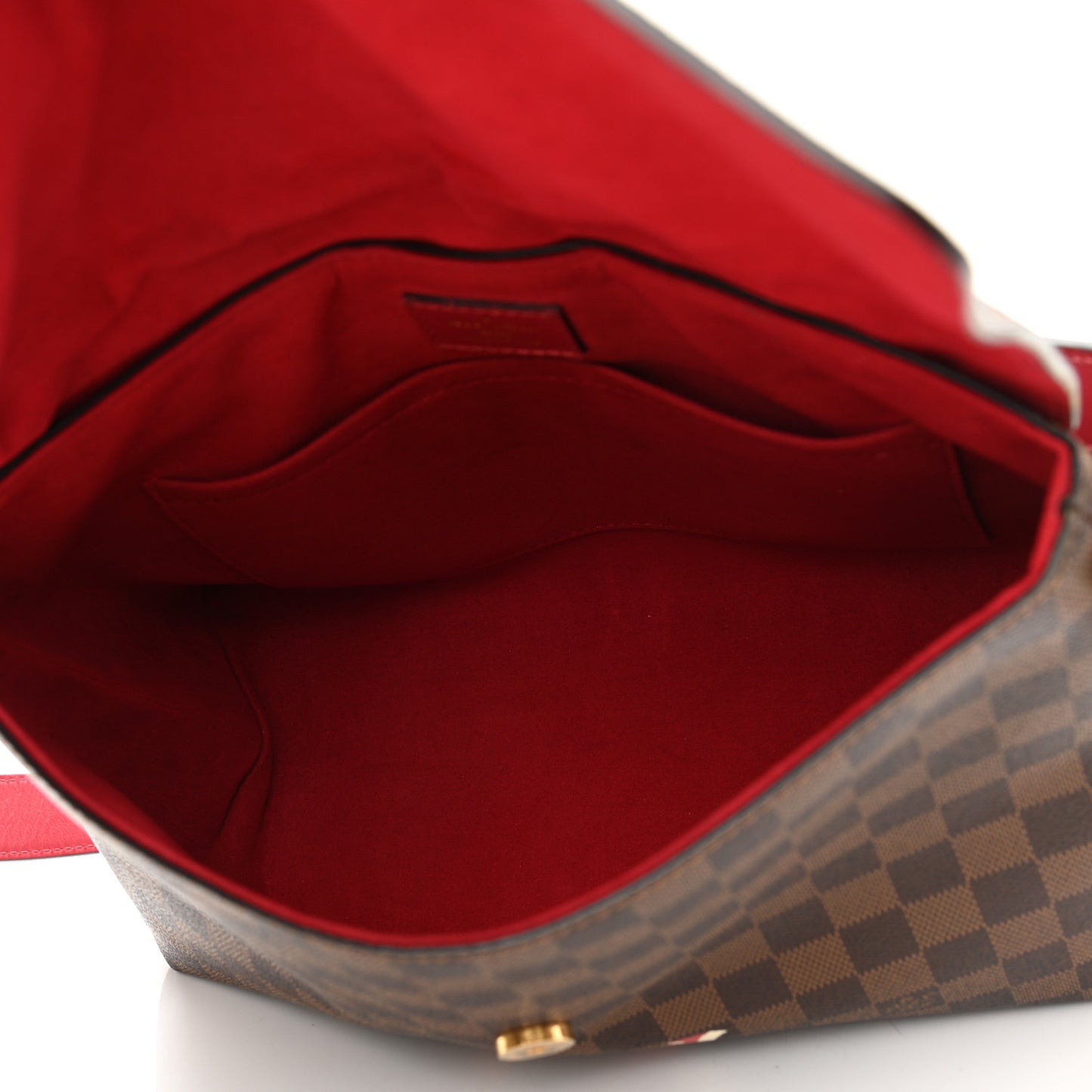 Damier Ebene Beaubourg MM Scarlet