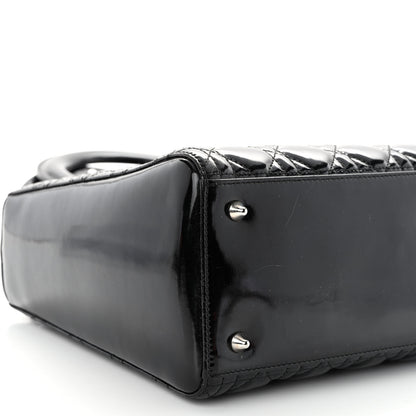 Christian Dior Patent Cannage Medium Lady Dior Black 8 of 9