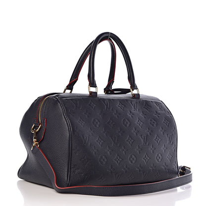 Louis Vuitton Empreinte Speedy Bandouliere 30 NM Marine Rouge 3 of 14