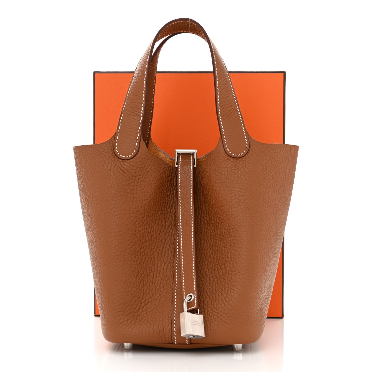 Hermes Taurillon Clemence Picotin Lock 18 PM Gold 11 of 11
