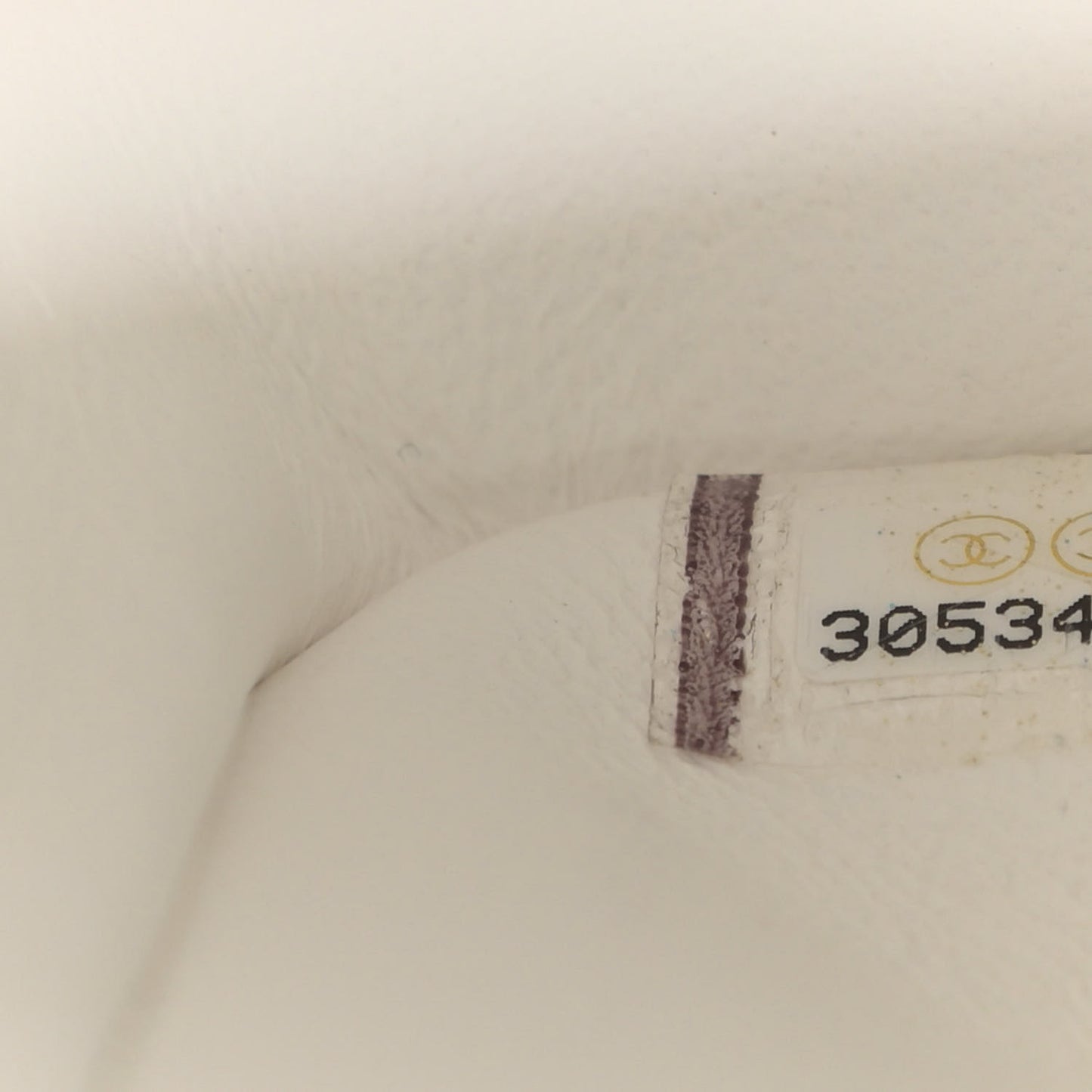 Caviar Quilted Medium Double Flap White