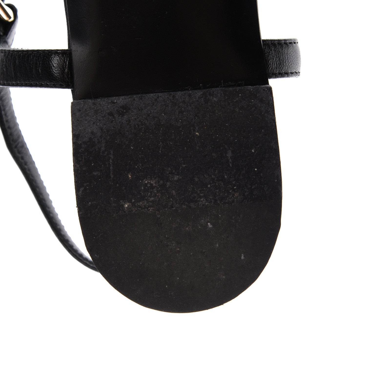 Chanel Lambskin Camellia Thong Sandals 38.5 Black 14 of 18