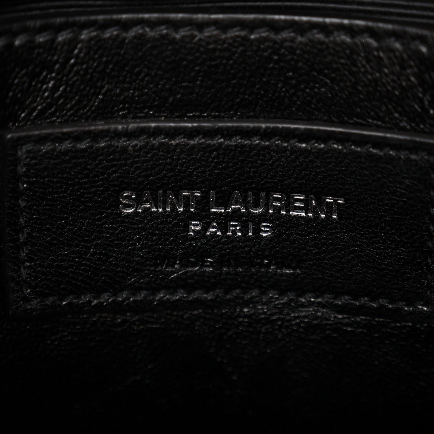 Saint Laurent Sheepskin Matelasse Chevron Monogram Medium College Bag Rouge 6 of 12