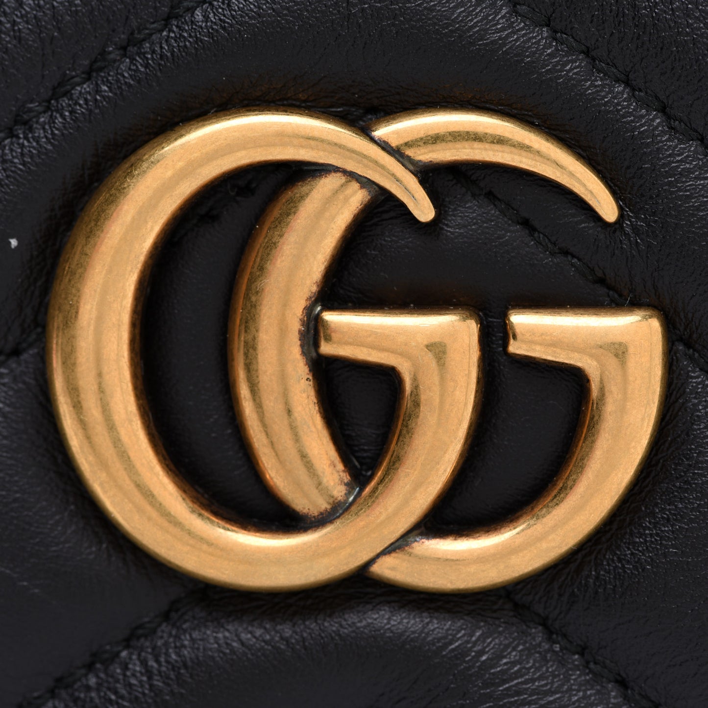 Calfskin Matelasse GG Marmont Belt Bag 95 38 Black