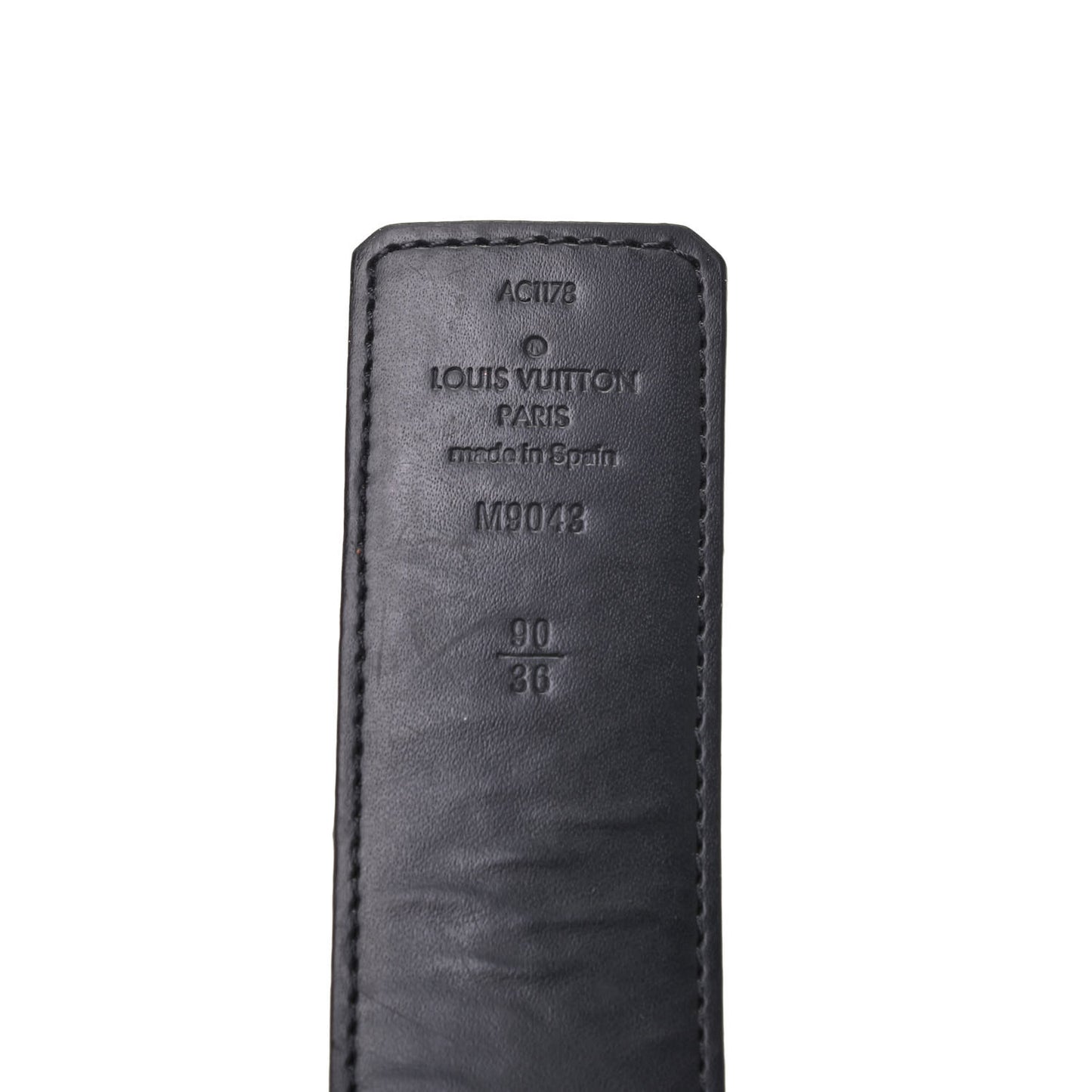 Monogram Eclipse Taigarama 40mm LV Initiales Reversible Belt 90 36 Black