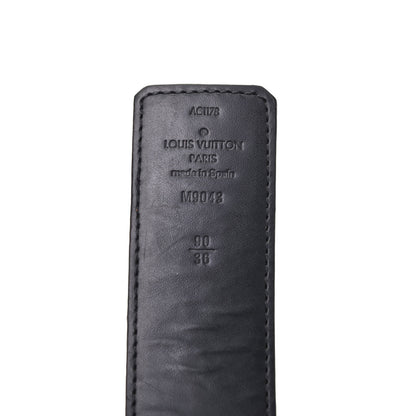 Louis Vuitton Monogram Eclipse Taigarama 40mm LV Initiales Reversible Belt 90 36 Black 3 of 3