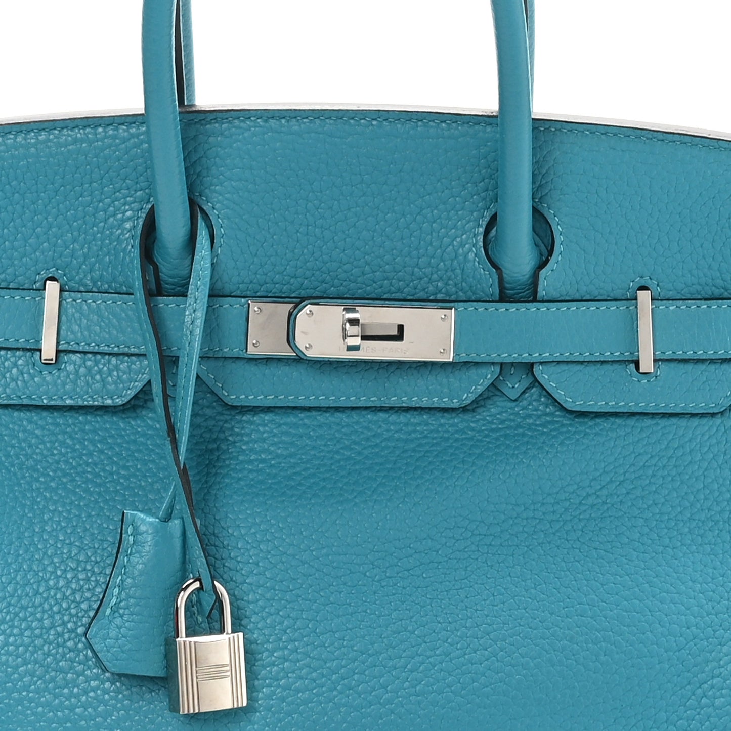 Togo Birkin 30 Blue Paon