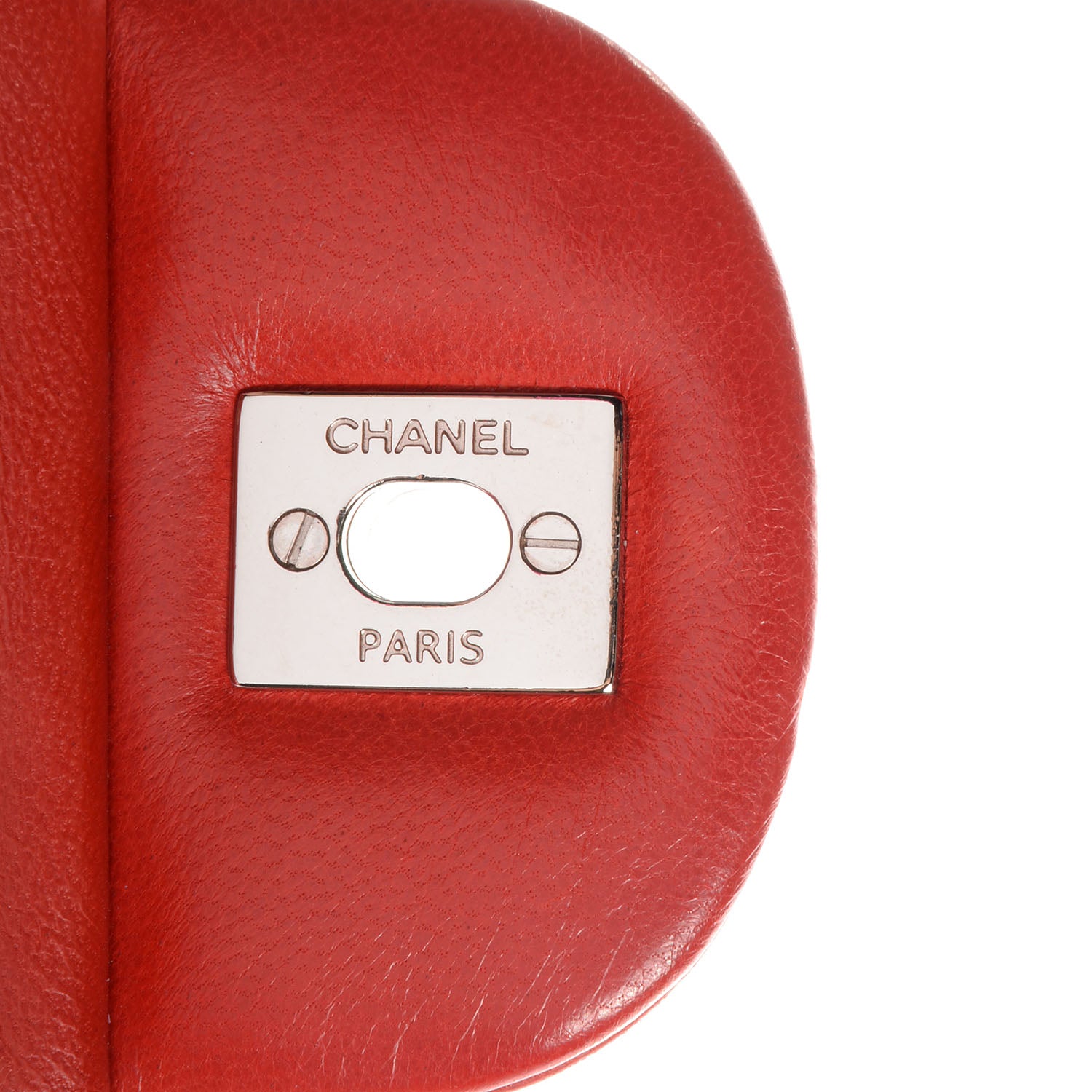 Chanel Lambskin Maxi Double Flap Red 8 of 8