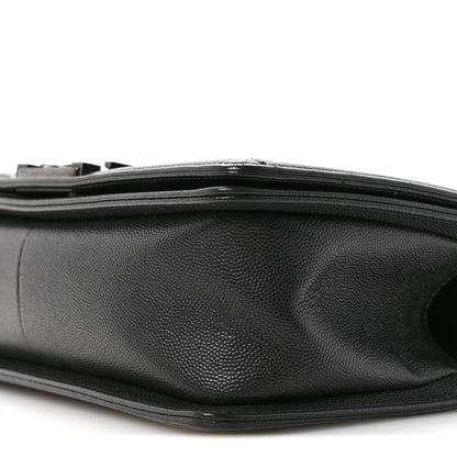 Chanel Caviar Quilted Medium Boy Flap So Black 10 of 13