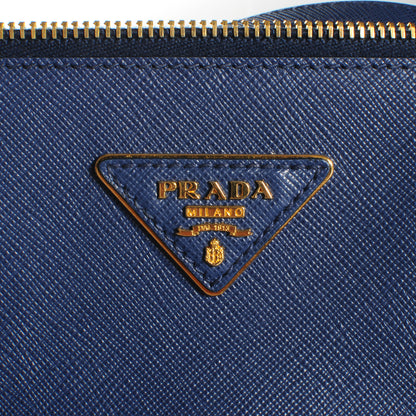 Prada Saffiano Lux Medium Tote Bluette 5 of 10