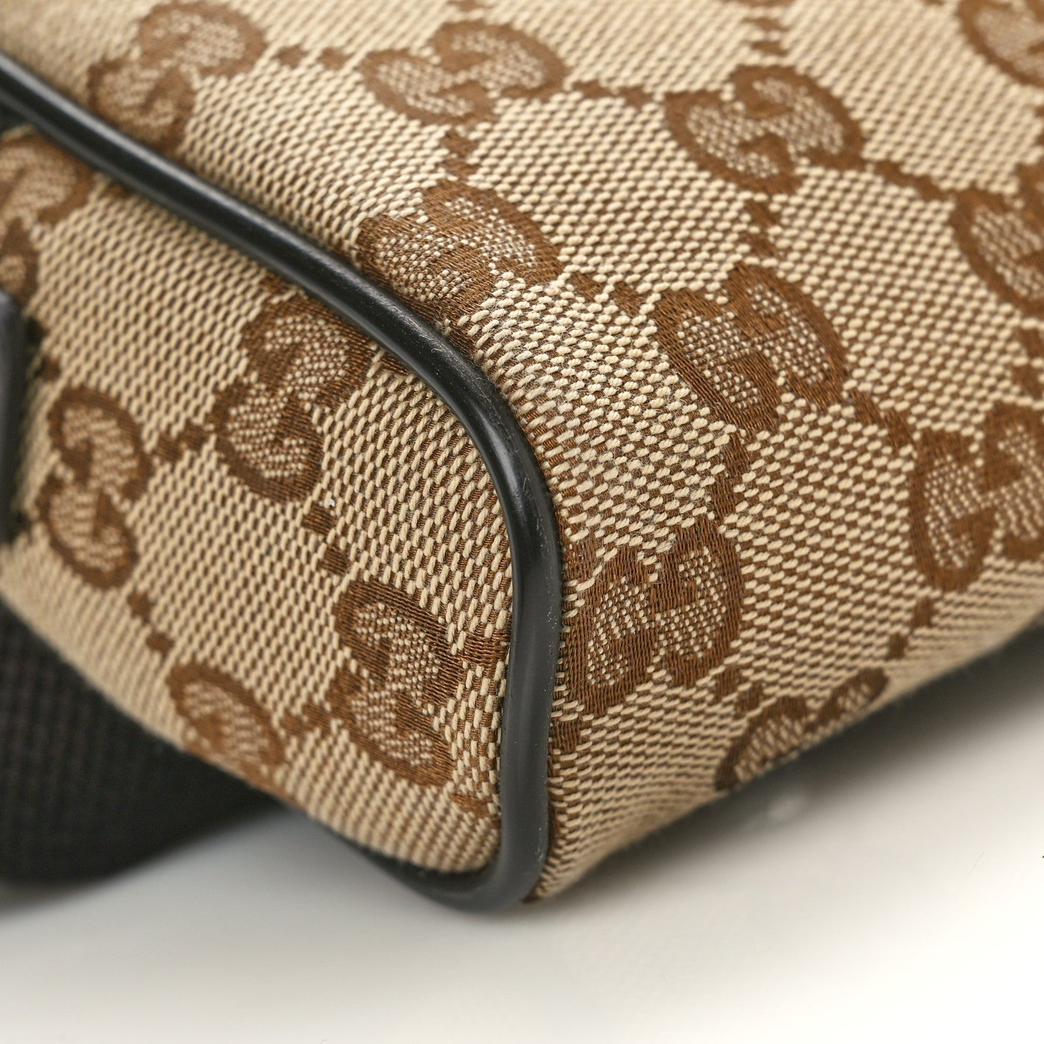 Gucci Monogram Belt Bag Dark Brown 9 of 10