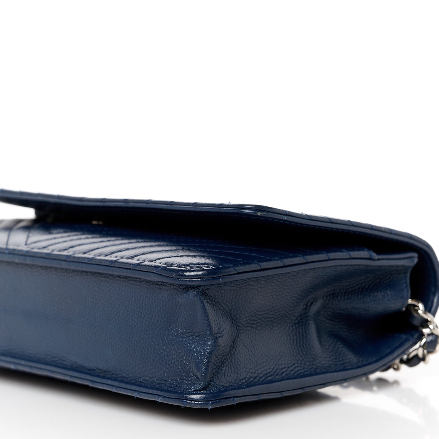 Caviar Chevron Wallet On Chain WOC Navy