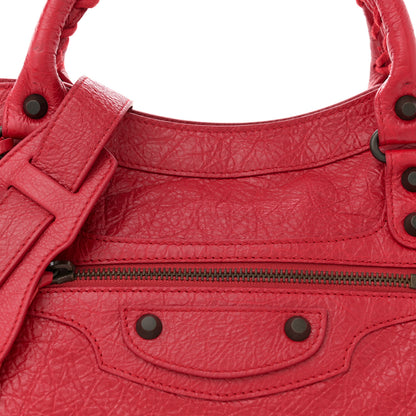 Balenciaga Agneau Classic Hardware City Rouge Tango 9 of 11