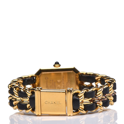 Chanel Stainless Steel Lambskin 20mm Chain Premiere Quartz Watch Gold L 4 of 6