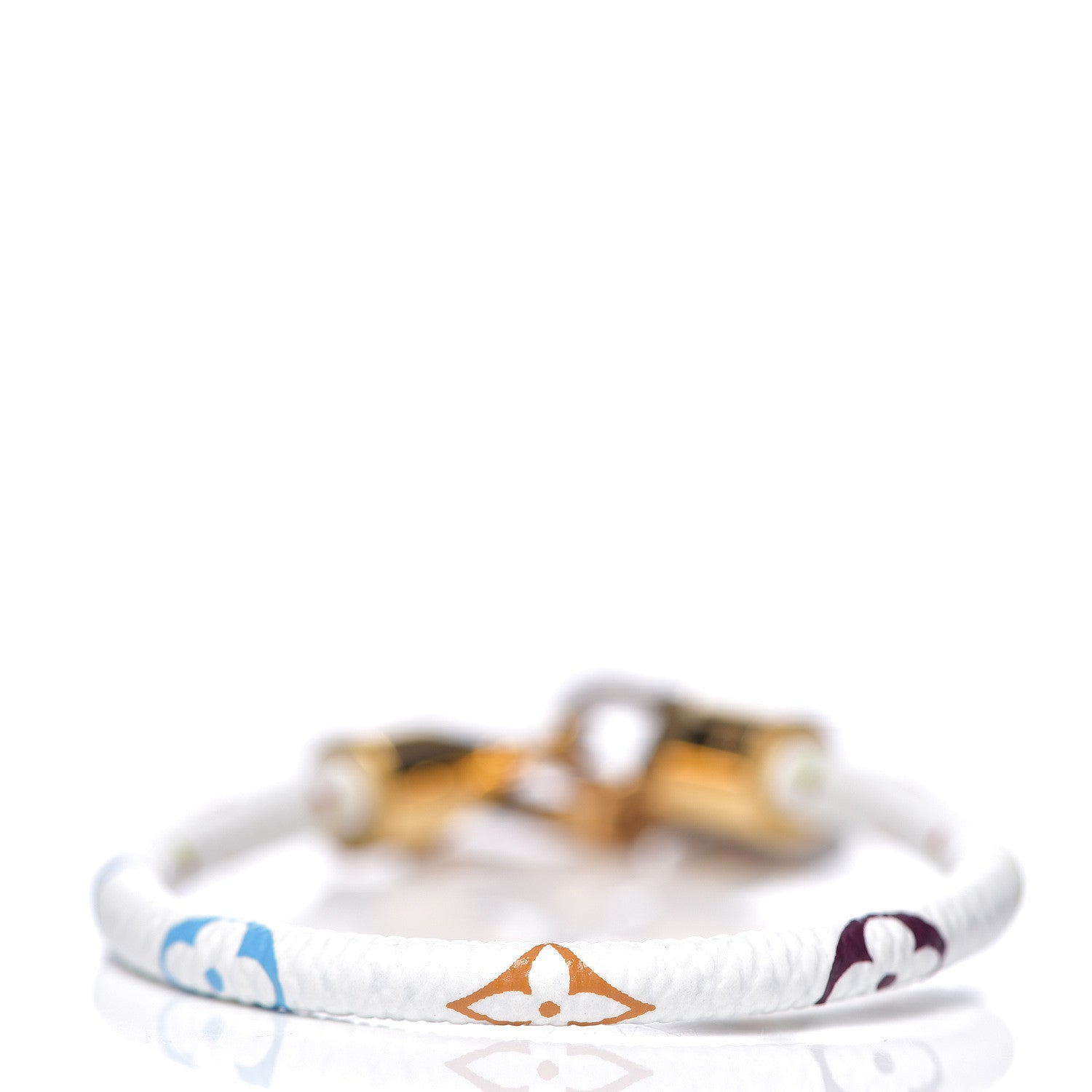 Louis Vuitton Monogram Multicolor Luck It Bracelet 17 White 2 of 2