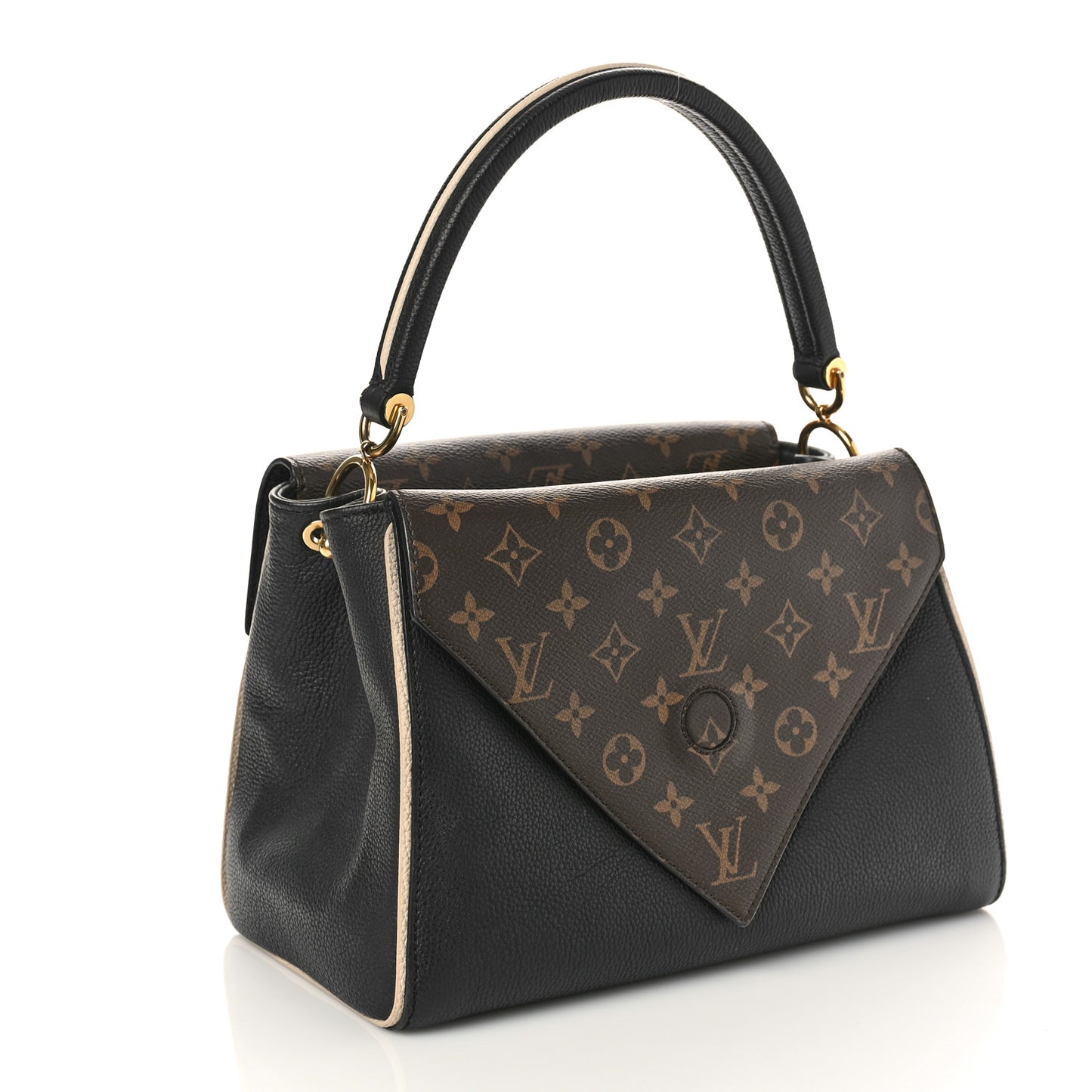 Monogram Double V Black