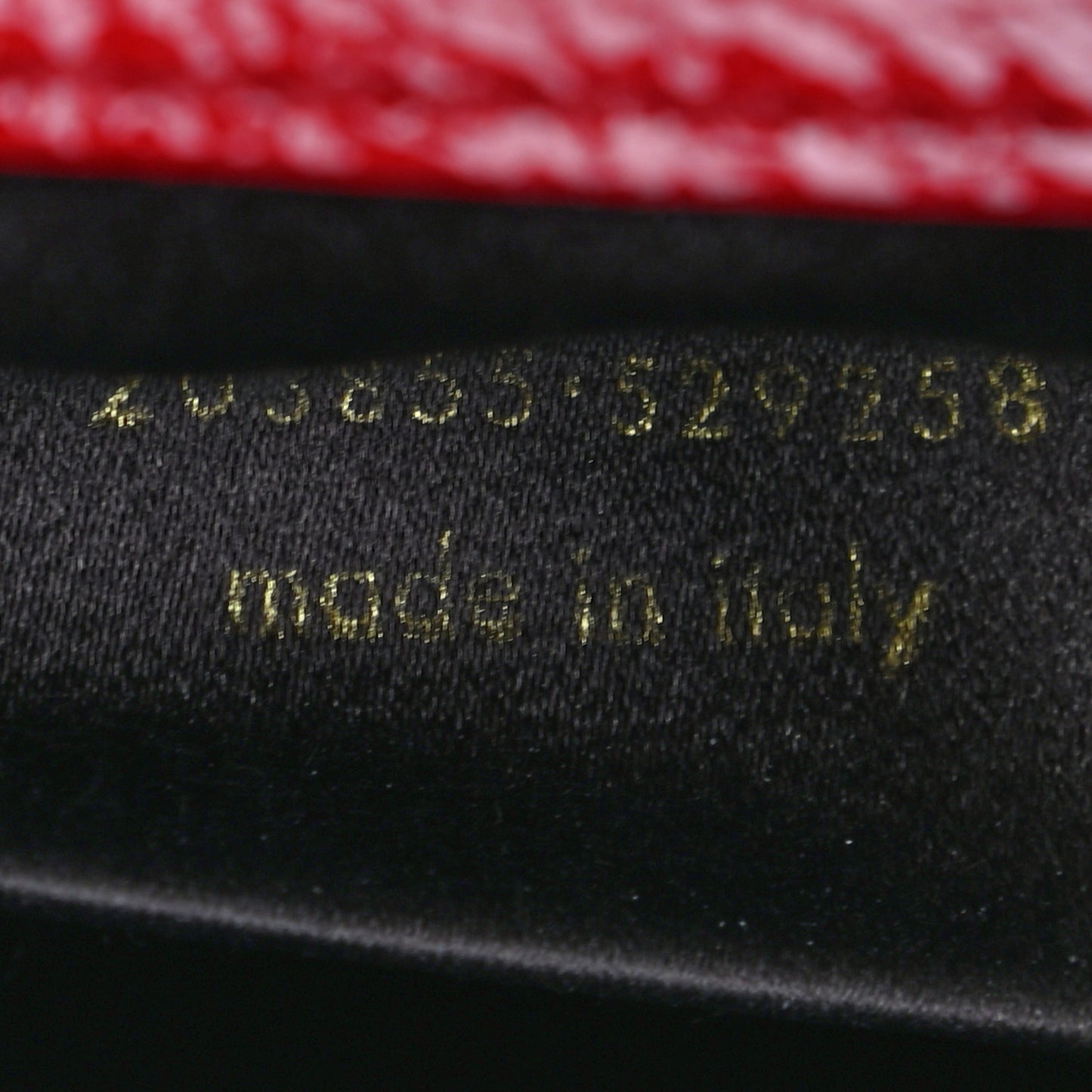 Textured Patent Monogram Large Belle De Jour Clutch Red