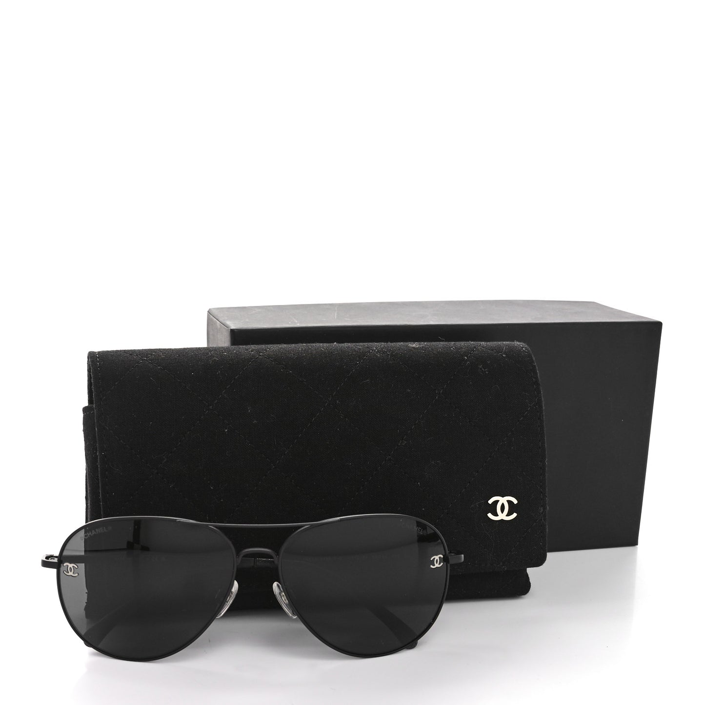 Aviator CC Sunglasses 4189-T-Q Black