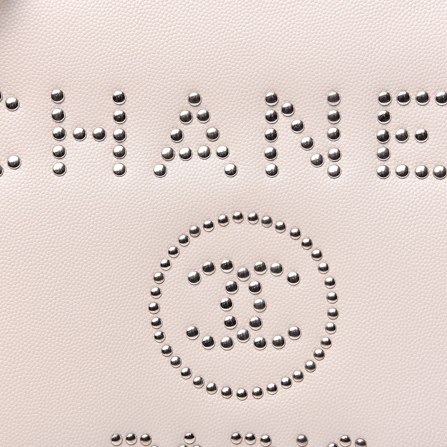 Caviar Small Studded Deauville Tote Ivory