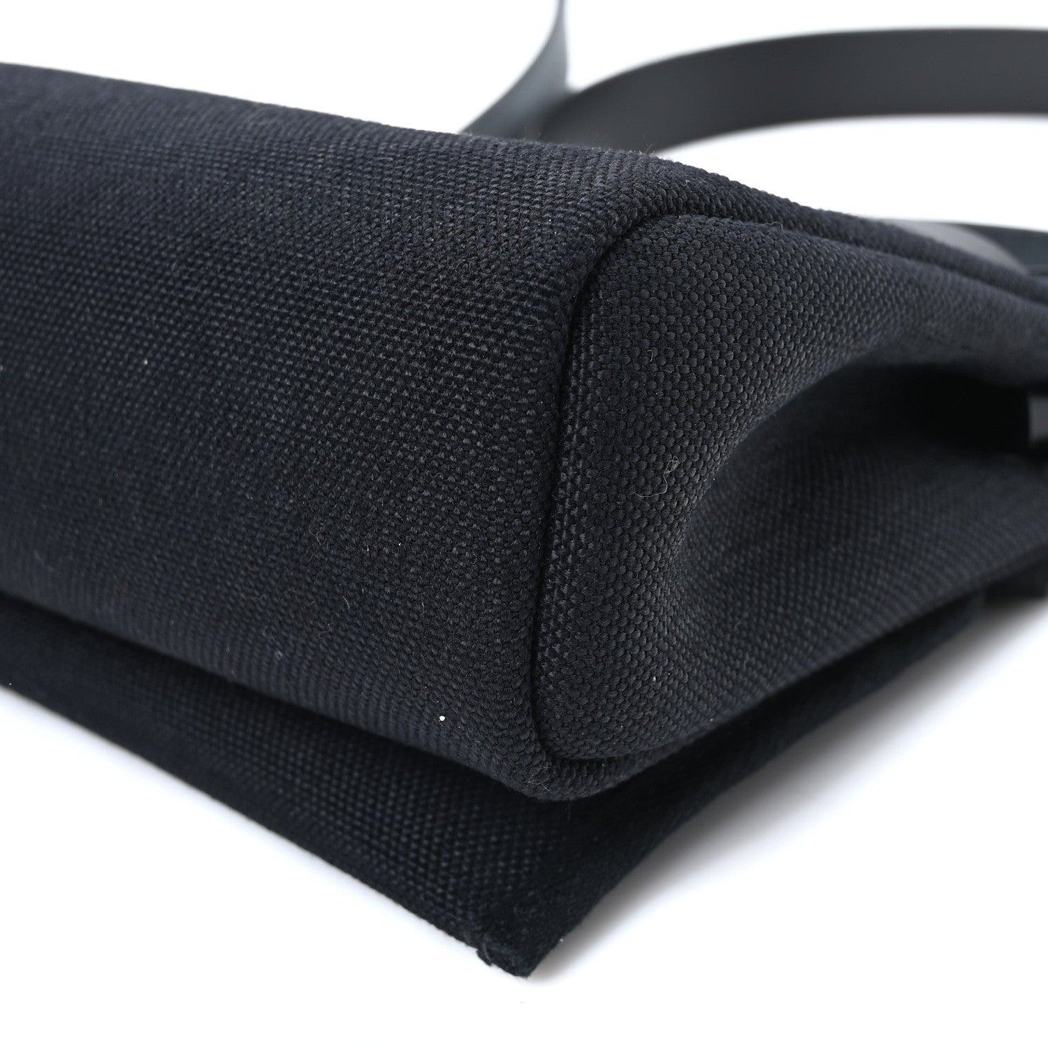 Hermes Military Toile Vache Hunter Herbag Zip Retourne 20 Black 9 of 10