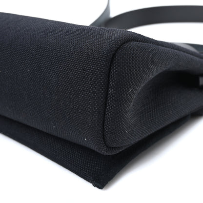 Hermes Military Toile Vache Hunter Herbag Zip Retourne 20 Black 9 of 10