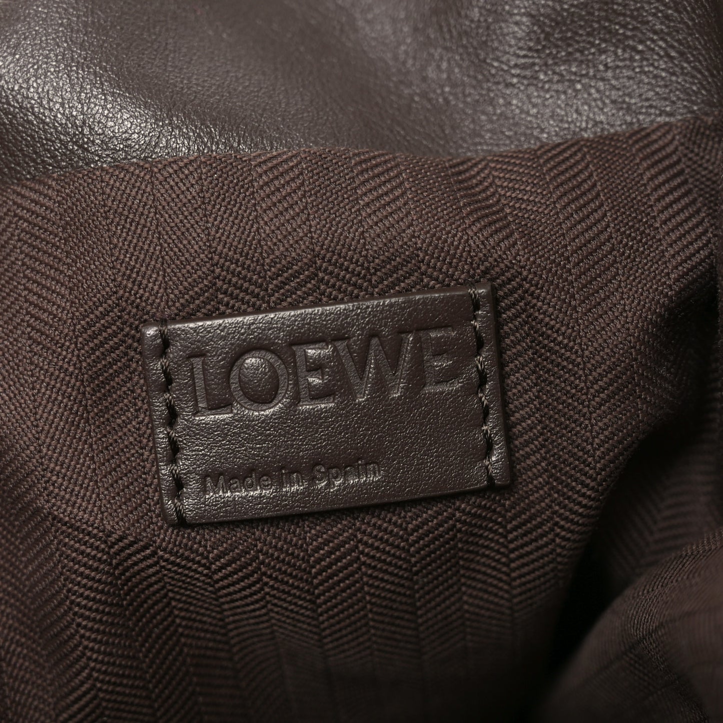 Calfskin Flamenco Puffer Knot Bag Dark Brown