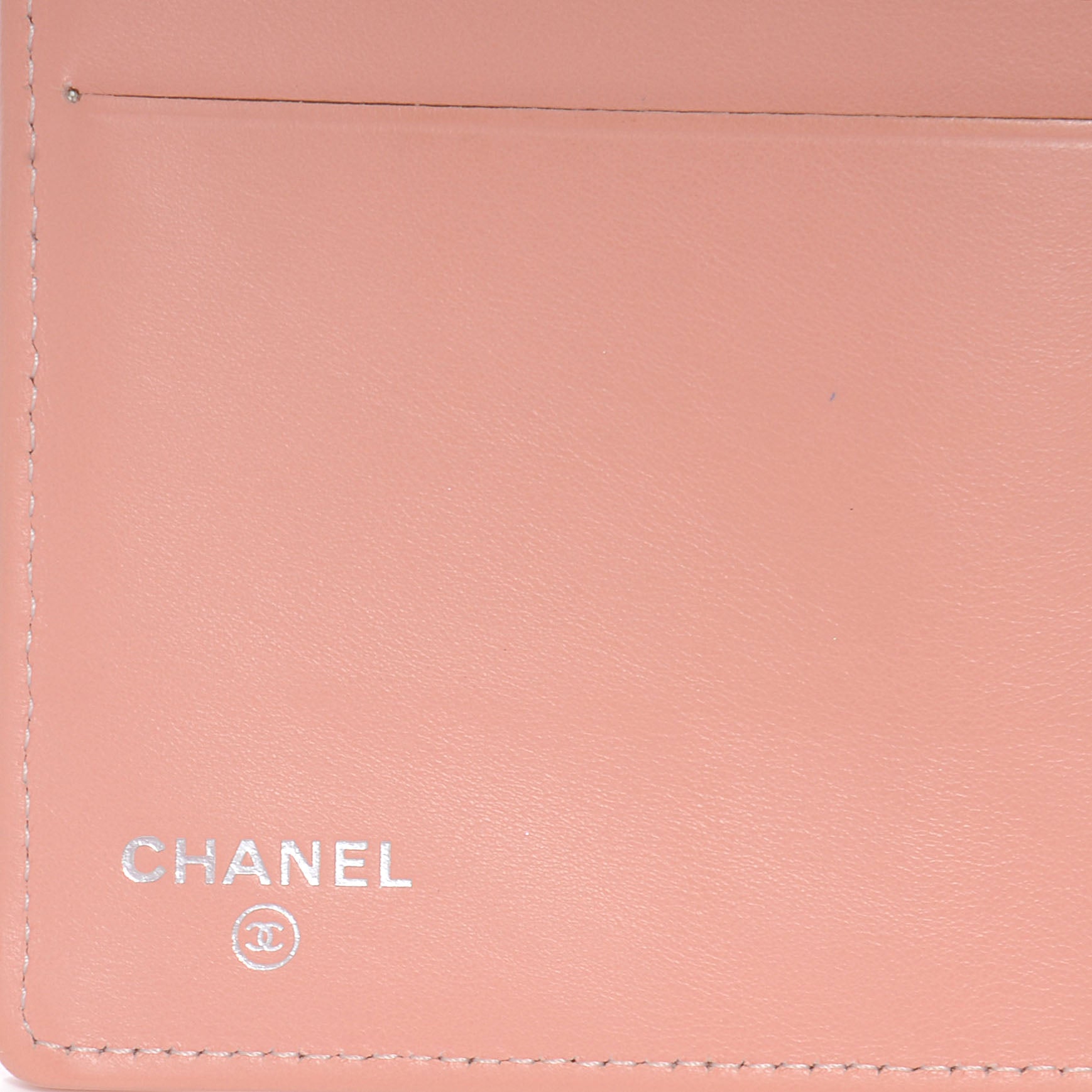Chanel CC Patent Passport Wallet Pink 7 of 9
