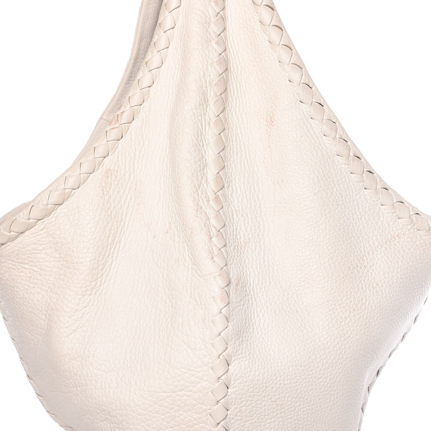 Bottega Veneta Cervo Deerskin Large Hobo Bianco White 12 of 16