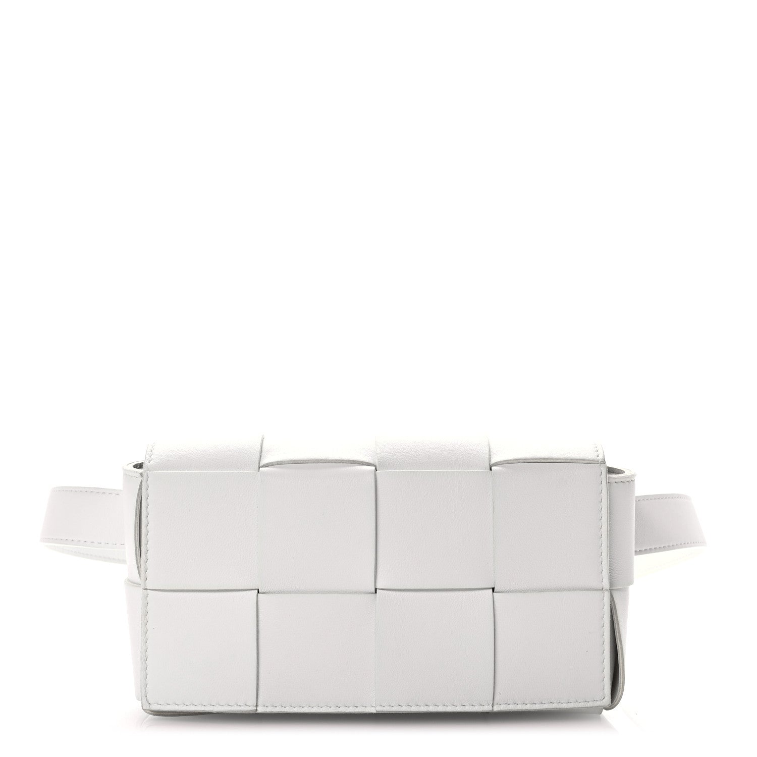 Bottega Veneta Nappa Maxi Intreccio The Belt Cassette Bag White 1 of 10