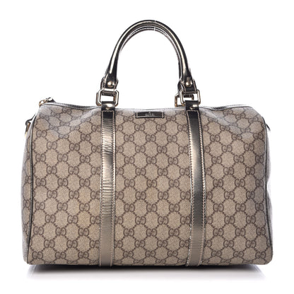 Gucci GG Plus Monogram Medium Joy Boston Silver 1 of 12